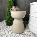 Bijzettafel Dunora 33x33x45cm zandkleur