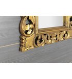 Scule & Samblung Rechthoekige Spiegel In Massief Houten Frame 60 X 80 Cm Goud