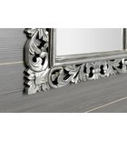 Scule & Samblung Rechthoekige Spiegel In Massief Houten Frame 80 X 150 Cm Zilver