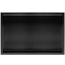bathroom shelf 30x60 black matt - View 5