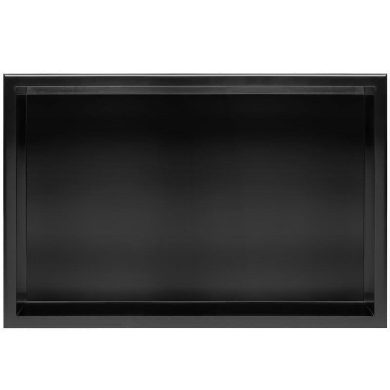 bathroom shelf 30x60 black matt - View 5