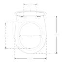 Toiletzitting Kairo Wc Slim Softclose, Quick Release Wit