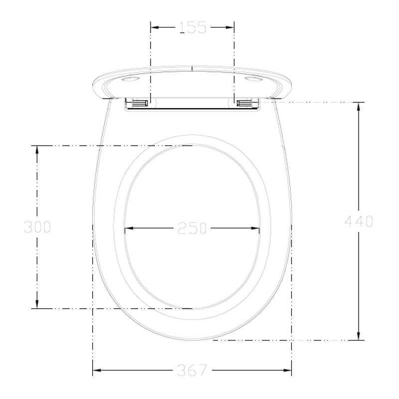 WC SENTIMENTI Rimless wandtoilet met Schwab inbouwsysteem wit