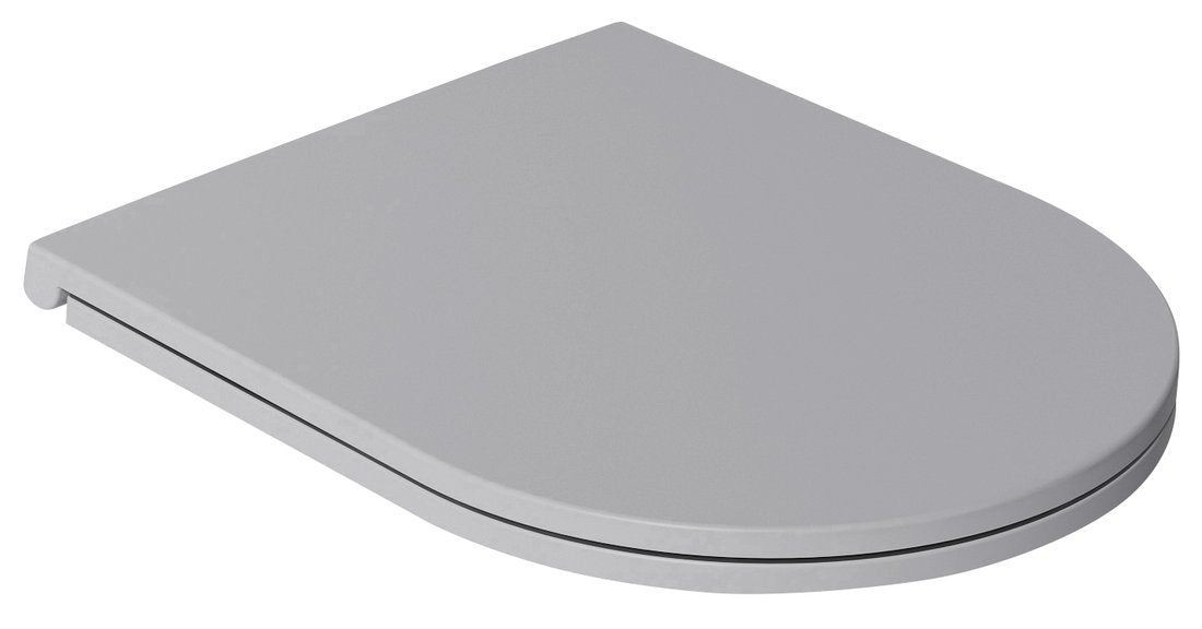 Toiletzitting Infinity Slim Softclose, Quick Release Grijs
