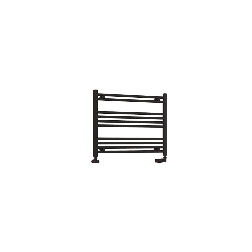 Eastbrook Wendover handdoekradiator 75x60cm 452W Mat Zwart