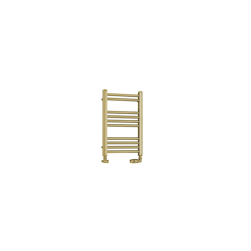 Eastbrook Wendover handdoekradiator 40x60cm 191W Geborsteld Messing