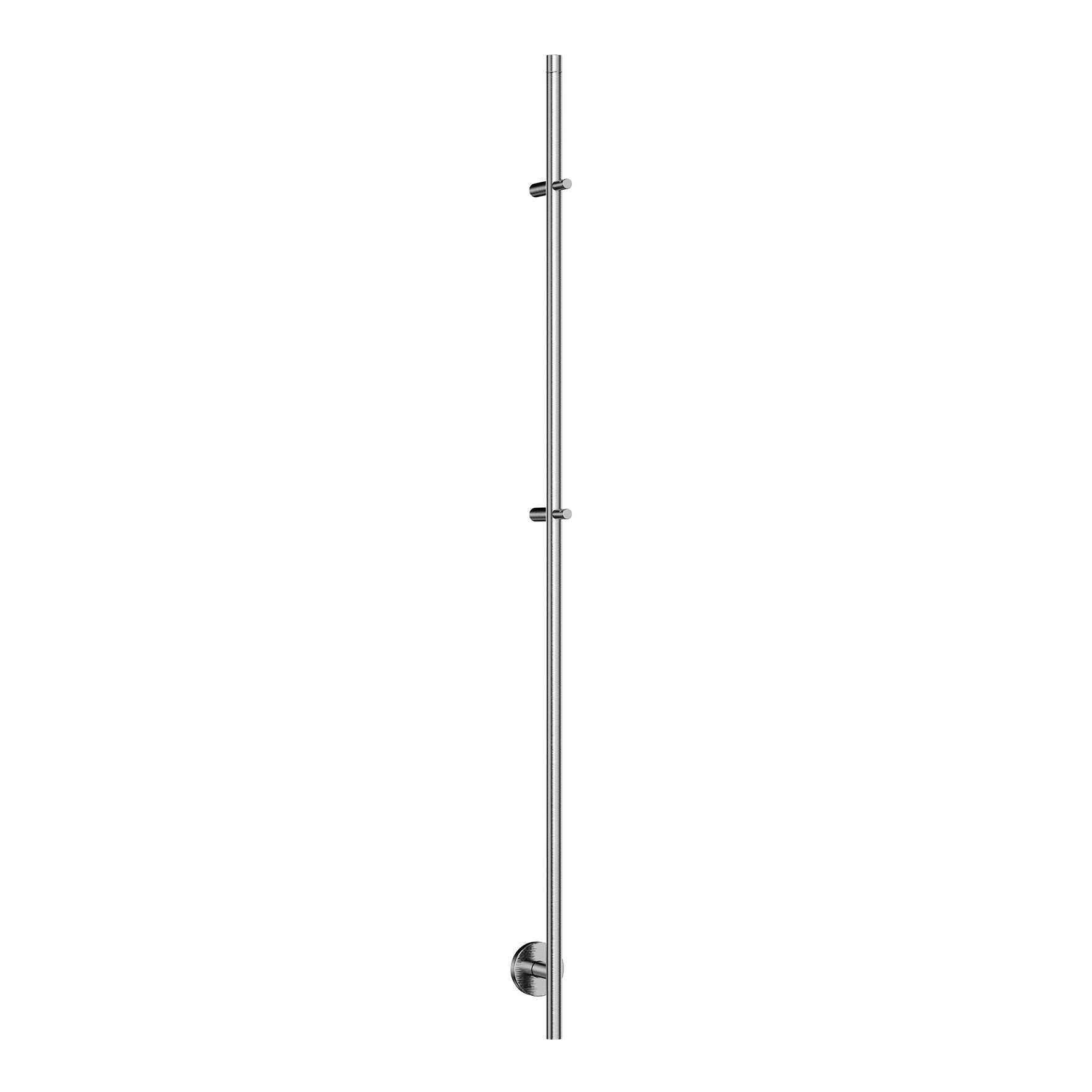Wiesbaden Callista elektrische staafhanddoekradiator 60 Watt 150 cm geborsteld staal PVD