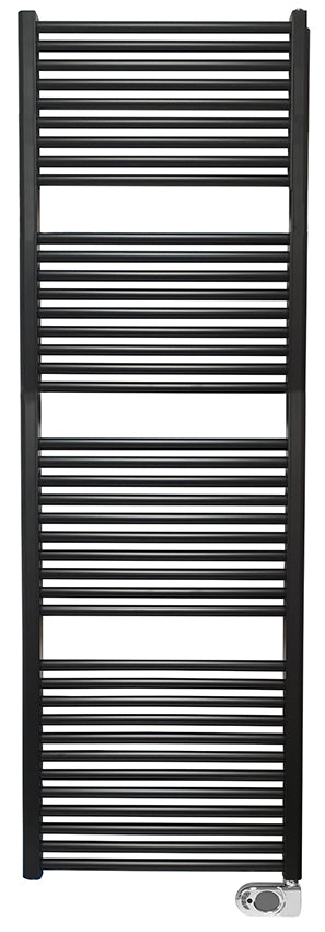 Elara elektrische radiator 181,7 x 60 cm mat zwart