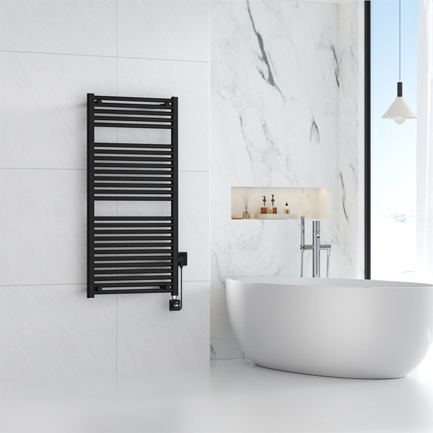 Wiesbaden Elara elektrische radiator Smart WiFi 118,5 x 60 cm mat zwart