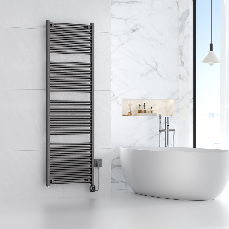 Elara elektrische radiator Smart WiFi 181,7 x 60 cm gunmetal