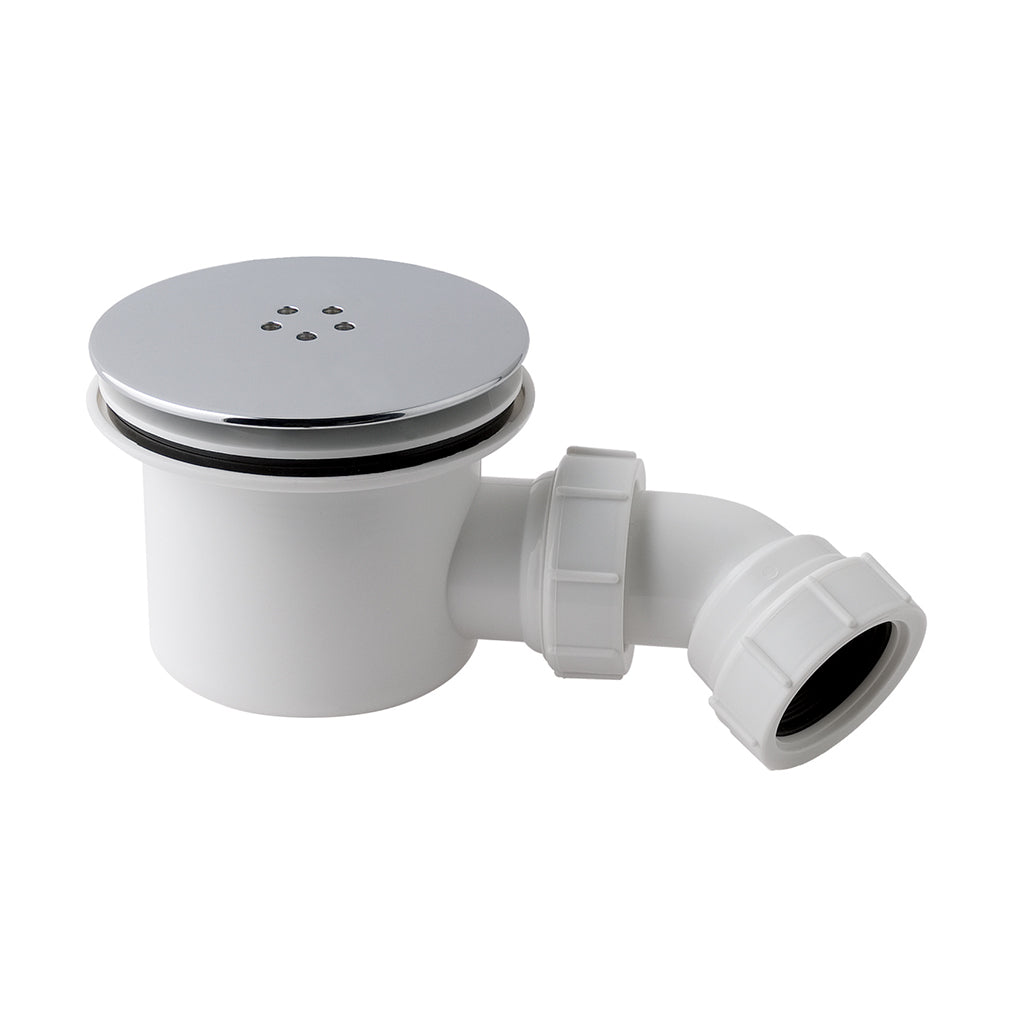 Eastbrook Volente luxe metalen 90 mm douchebaksifon - chroom