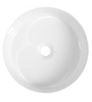 Infinity Ronde Keramische Waskom Voor Opbouw Ø36 Cm Wit