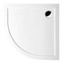 SERA Quadrant Cast Marble Shower Tray 90x90x4cm, R550, White