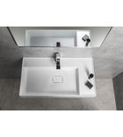 Sapho Godiva Meubelwastafel 85x45x10 Cm Gegoten Marmer Wit