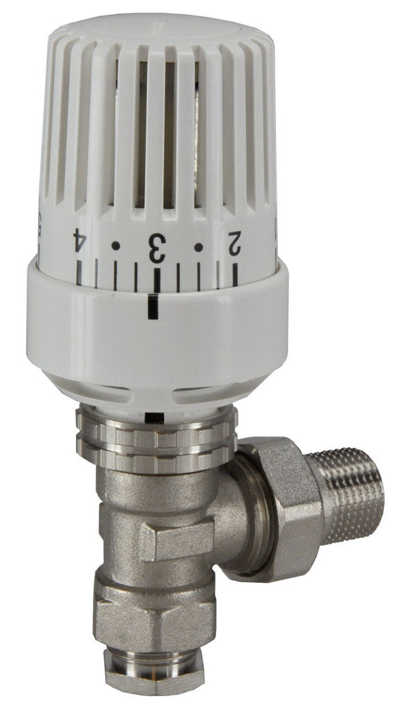 Thermostatische radiatorventiel 1/2''x15mm haaks