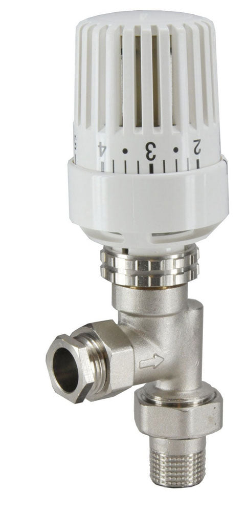 Thermostatische radiatorventiel 1/2''x15mm axiaal