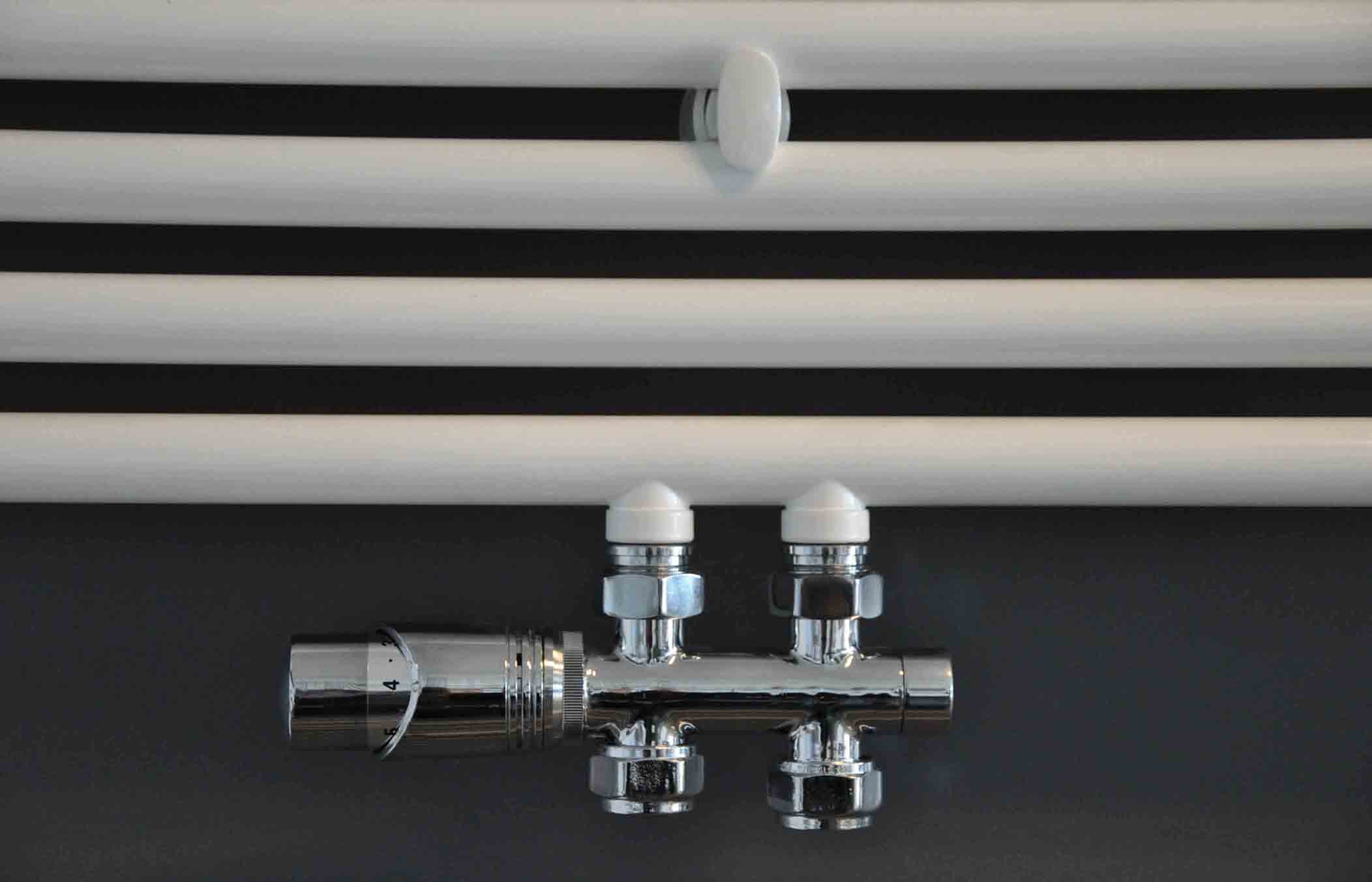Onderblok set recht compleet 16 x 2,0 en 15 mm knel chroom
