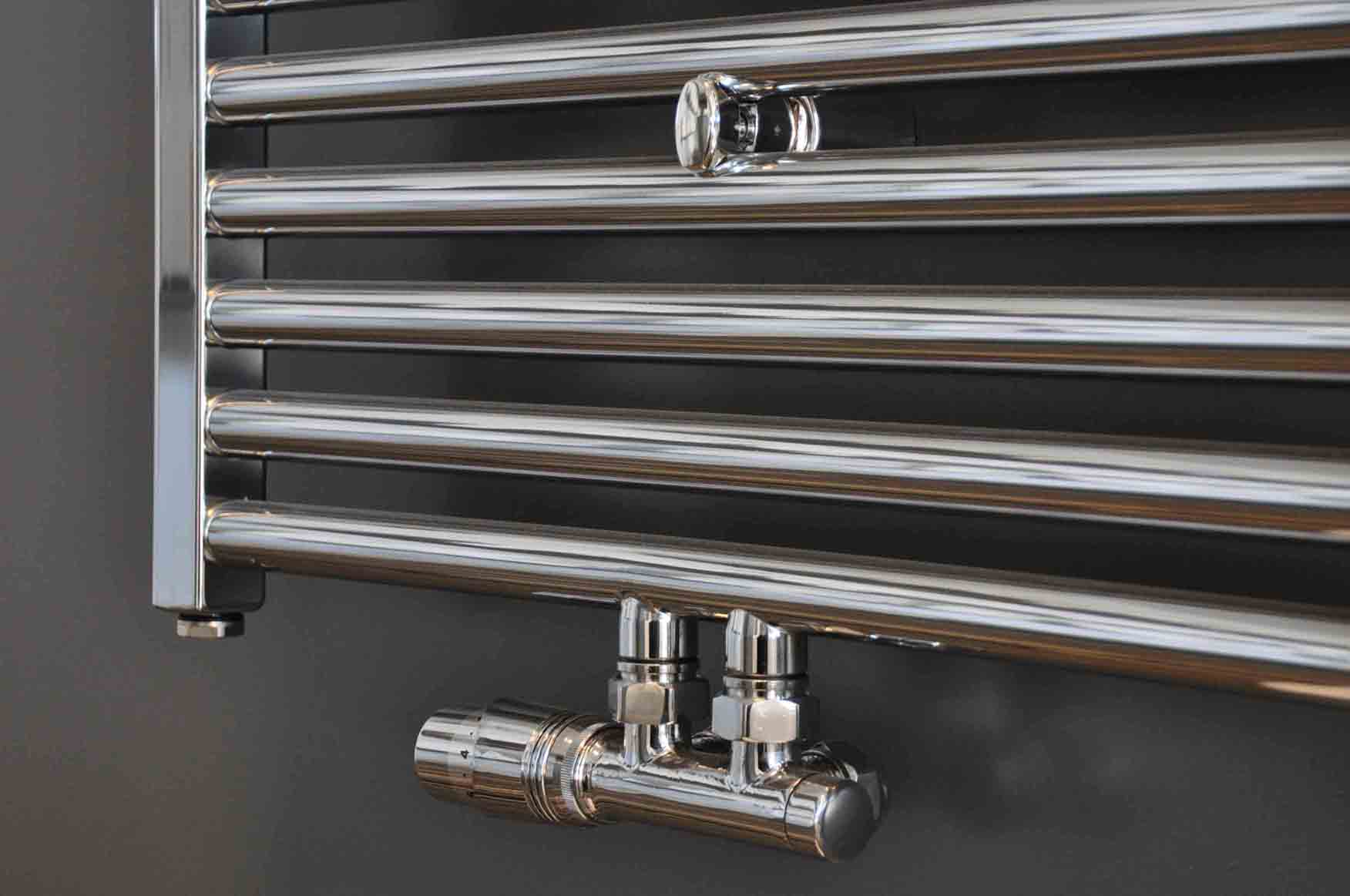 Onderblok set haaks links compleet 16 x 2,0 en 15 mm knel chroom