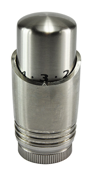 Luxe thermostaatknop M-30 geborsteld staal