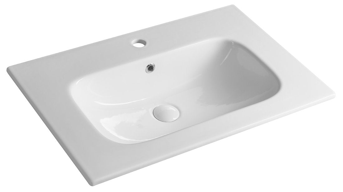 Piedra meubelwastafel 71x46cm wit