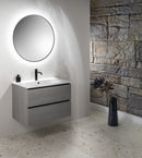 Piedra Meubelwastafel 70x46cm Keramiek, Wit