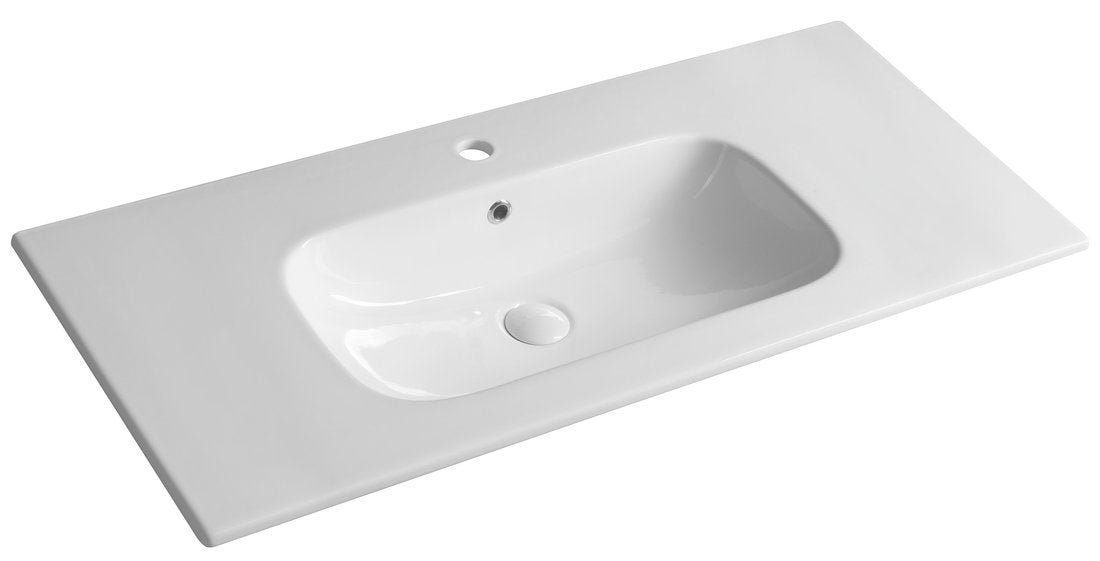 Piedra meubelwastafel 101x46cm wit