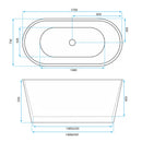 Wanna Wolnostojąca Rea MILANO 170 - View 6