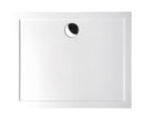 KARIA Cast Marble Shower Tray 90x70x4cm, White