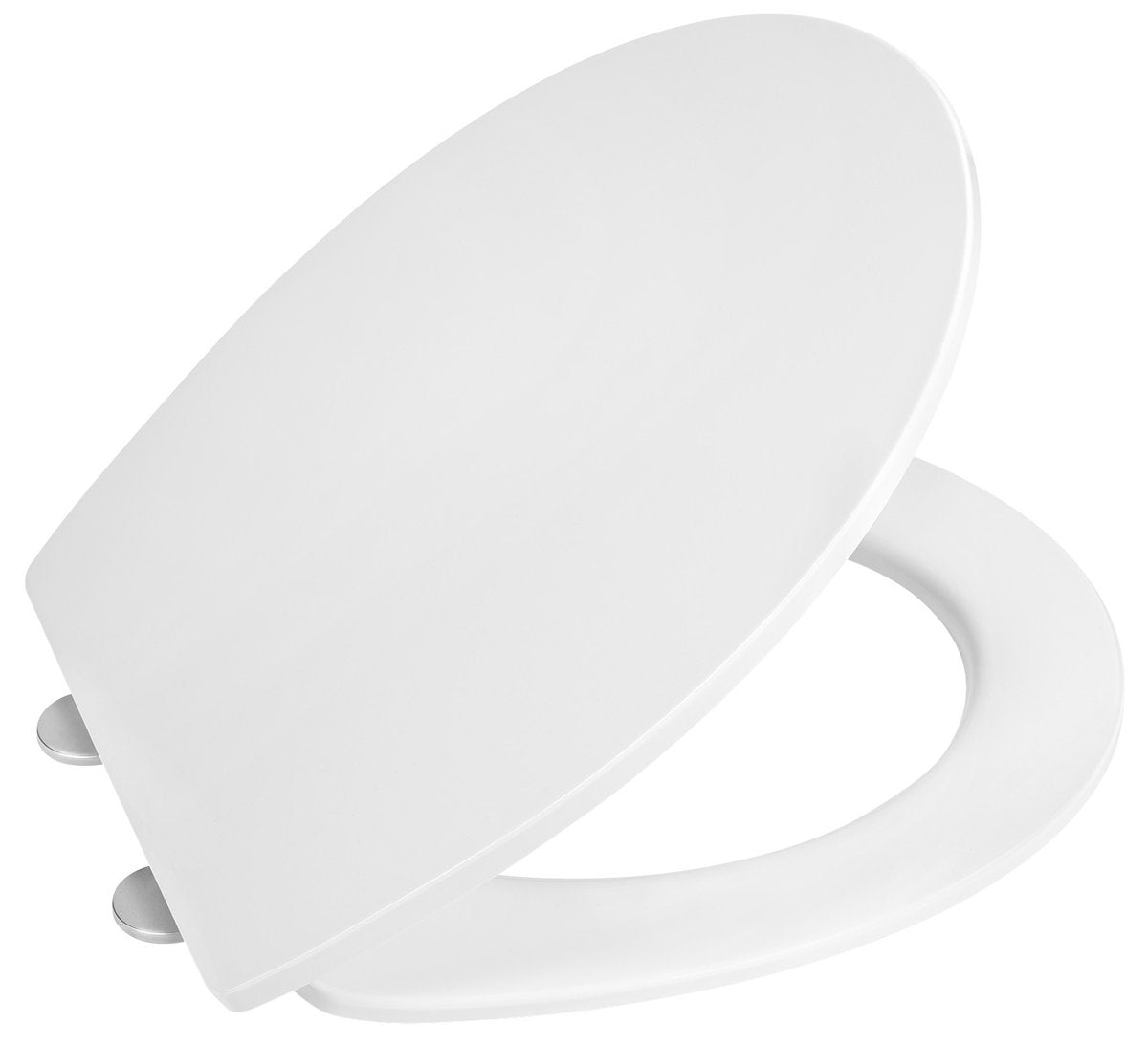 Aqualine Joan Toiletzitting, Slim, Softclose, Easy Take, White