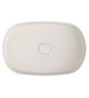 Infinity Ovale Keramische Waskom Voor Opbouw 55x36 Cm Ivoor