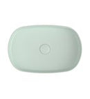 Infinity Ovale Keramische Waskom Voor Opbouw 55x36 Cm Mintgroen