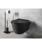Wandtoilet Avva 35,5X53Cm Mat Zwart Randloos