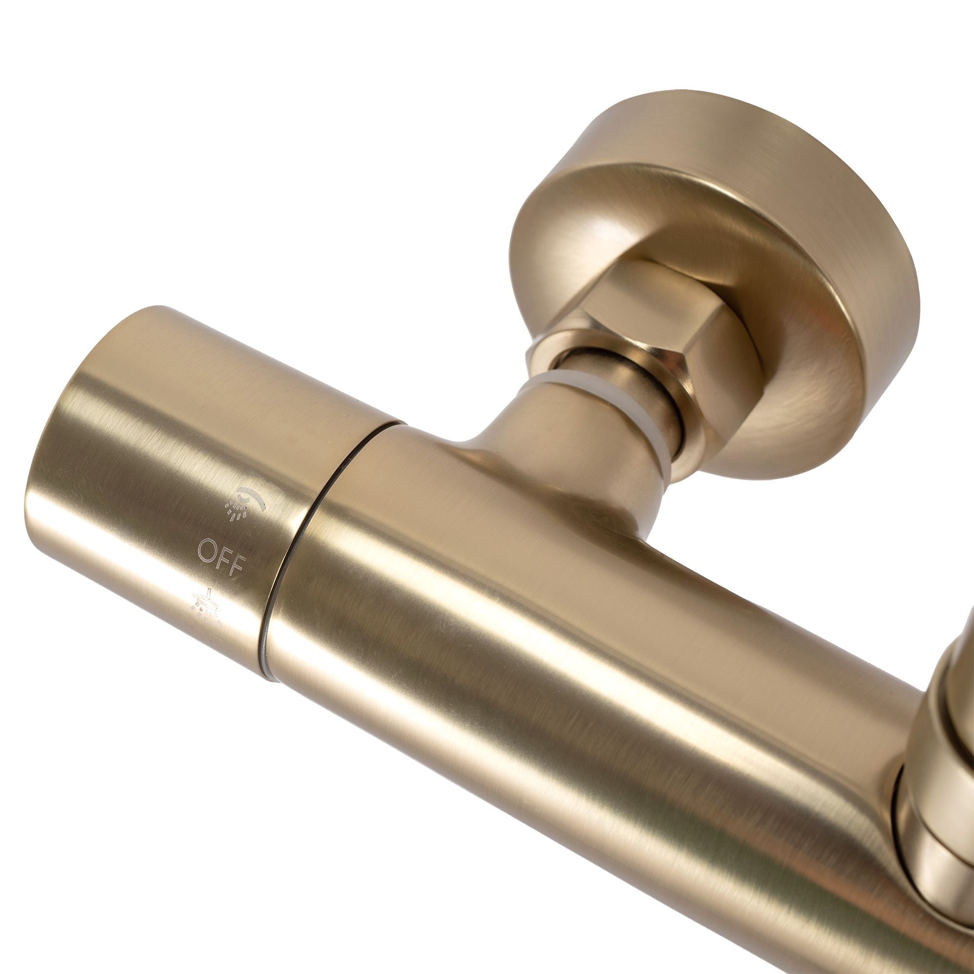 Doucheset REA Parot Geborsteld Goud met Thermostaat