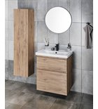 Sapho Altair Hoge Kast 35x30x150 Cm Emporio Eiken