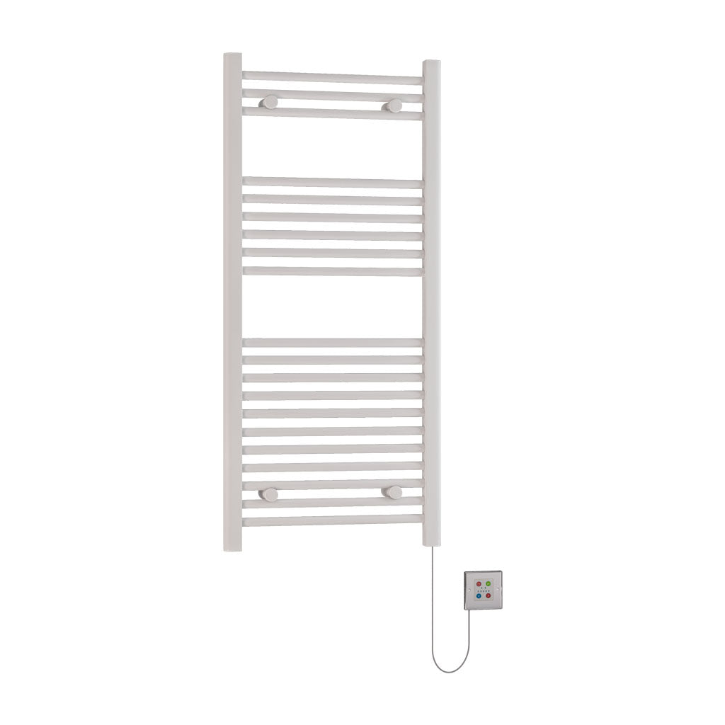 Eastbrook Biava Elektrische Handdoekradiator 1100x500mm 400W Glans Wit