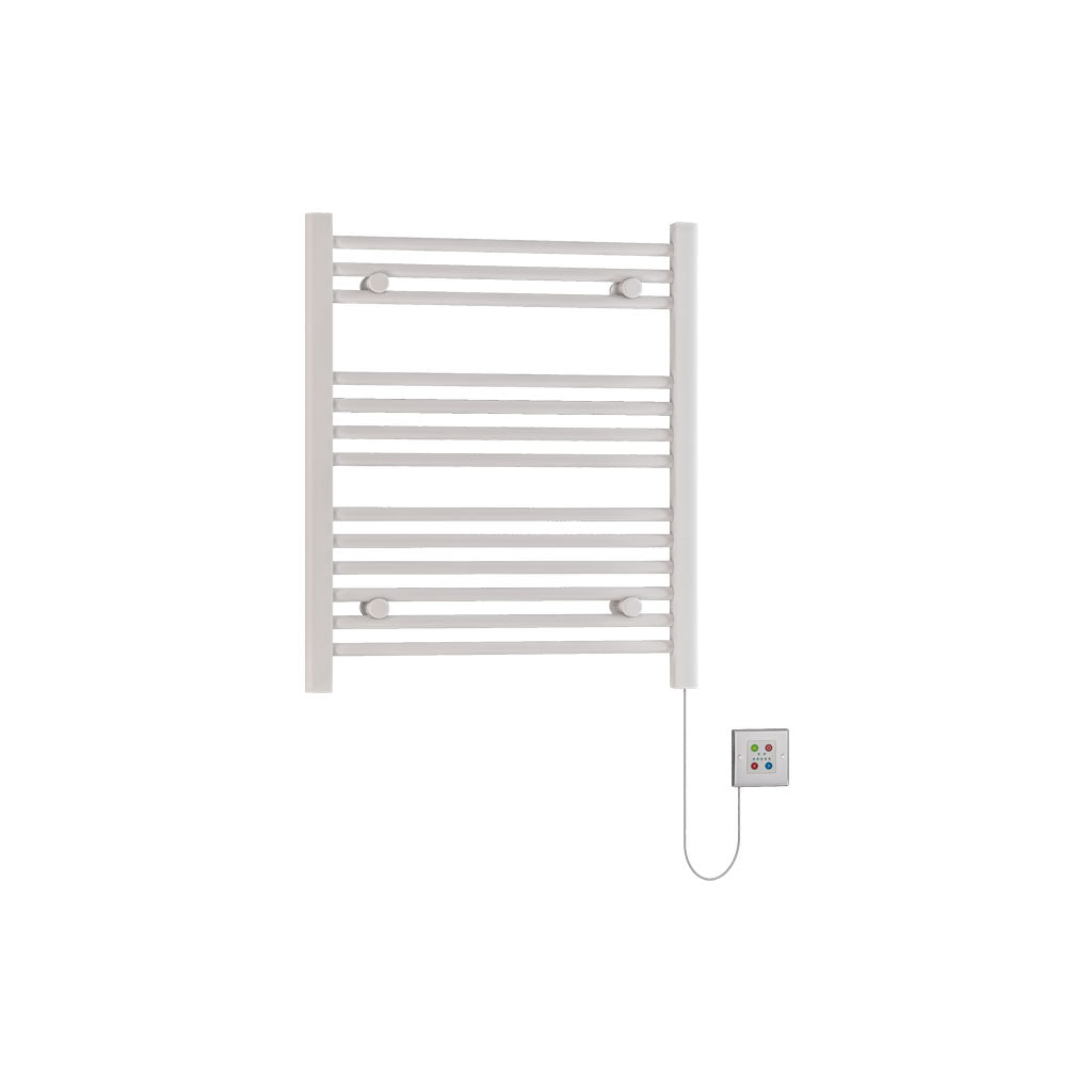 Eastbrook Biava Elektrische Handdoekradiator 700x600mm 300W Glans Wit