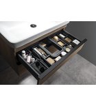 Sapho Organizer 10x30x5 Cm Antraciet