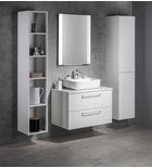 Sapho Topblad 80x45 Cm DTDL Hoogglans Wit