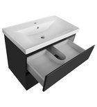 Sapho Altair Badmeubel 80x45x60 Cm Mat Zwart