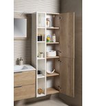 Sapho Espace Hoge Kast 35x30x170 Cm Cuneo Eiken
