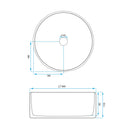 Opzetwastafel Rea Delia - View 9