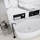 bathroom shelf 30x45 matte black - View 3