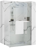 Handdoekenrek EVO CHROME plank voor douchewanden - View 5