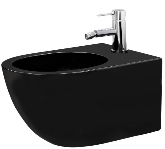 Wandbidet Rea Carlo Mini Black Mat