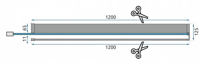 Handdoekenrek EVO CHROME plank voor douchewanden - View 6