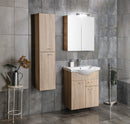 Sapho Keramia Fresh Badmeubel 75x35x75 Cm Platin Eiken