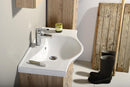 Sapho Keramia Fresh Badmeubel 75x35x75 Cm Platin Eiken