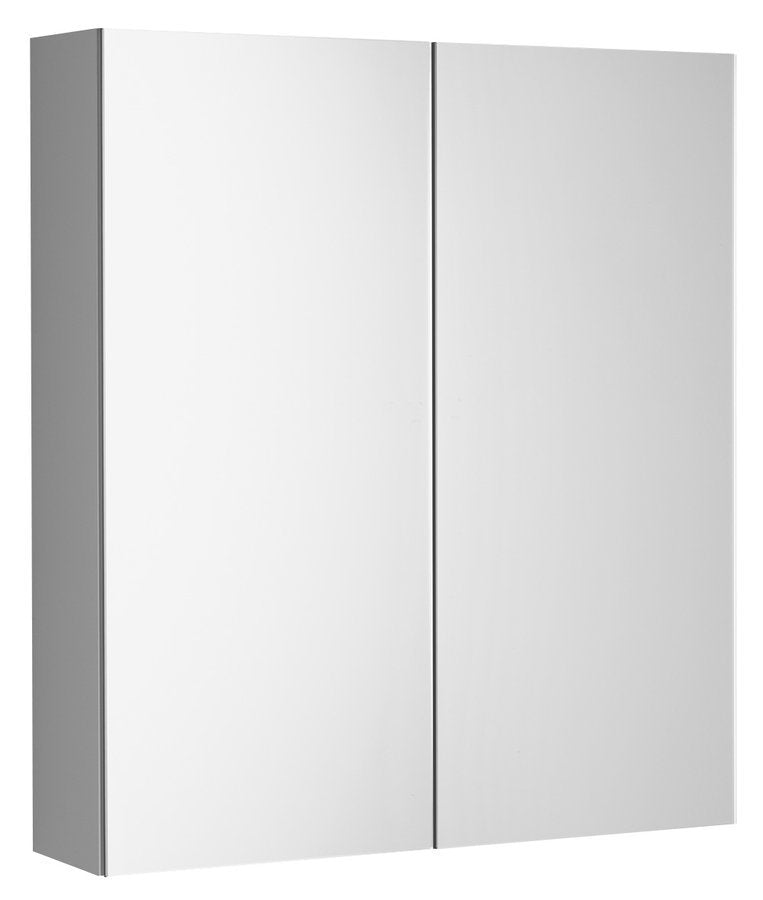 Bruckner Neon Spiegelkast Dubbele Spiegel 60x66,5x14 cm MDF Gelamineerd Wit