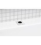 Sapho Deck Mount Handshower Fixing Station Inc Hose F1/2"-m3/8" Square Chroom afbeelding 2