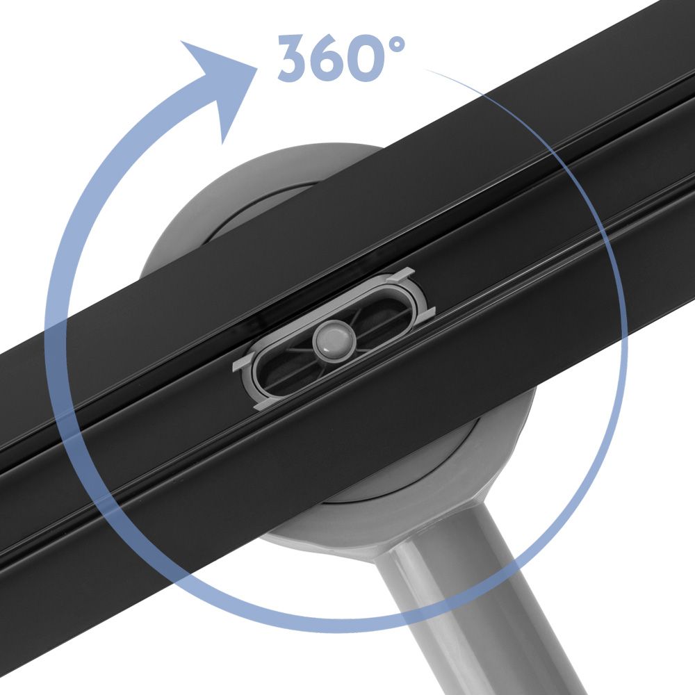 Lineaire afvoer Rea Neox Slim Pro Black 80